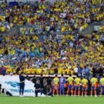 Uruguay Colombie bagarre