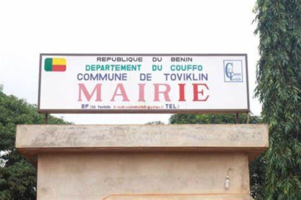 Mairie Toviklin RAAF César Hounhoui limogé