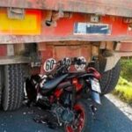 Accident mortel N’dali motocycliste camion