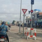 Sécurité routière, Bénin, feux tricolores, carrefour Adjaha Cotonou
