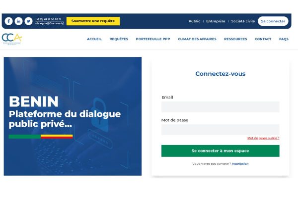 Économie béninoise : le gouvernement lance un outil digital pour stimuler les partenariats public-privé