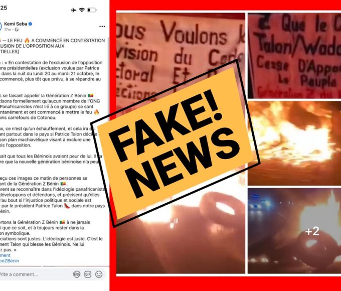 Désinformation et chaos : comment Kemi Seba instrumentalise les fake news sur le Bénin